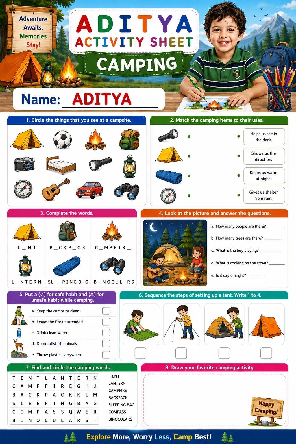 Activity Sheet 101