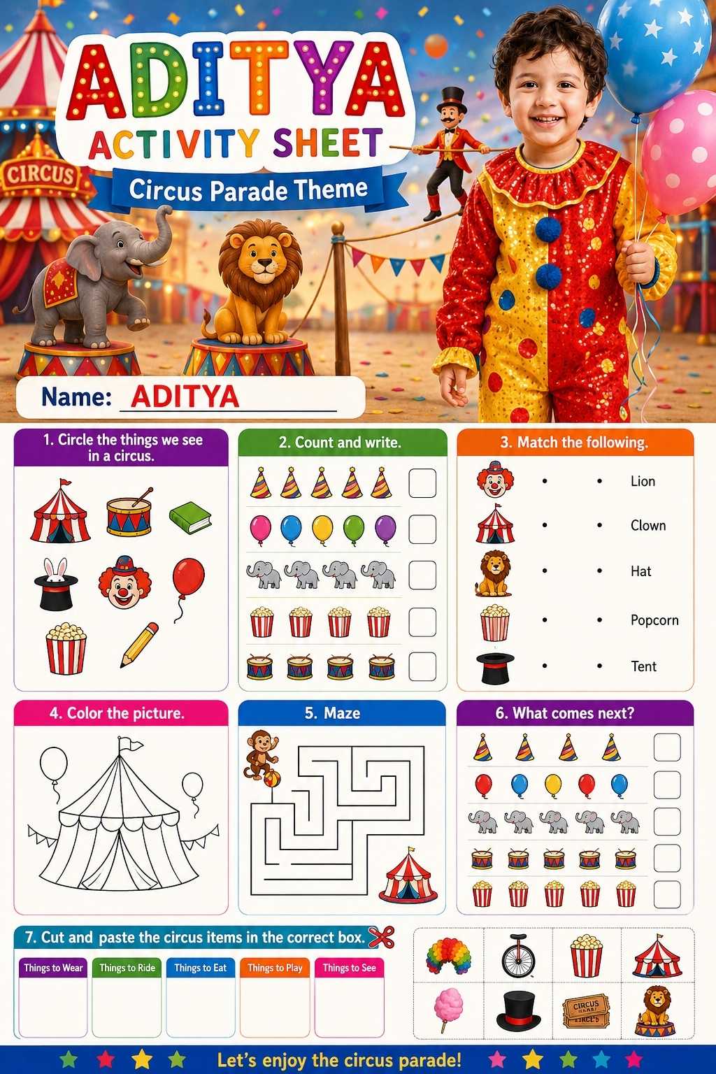 Activity Sheet 147