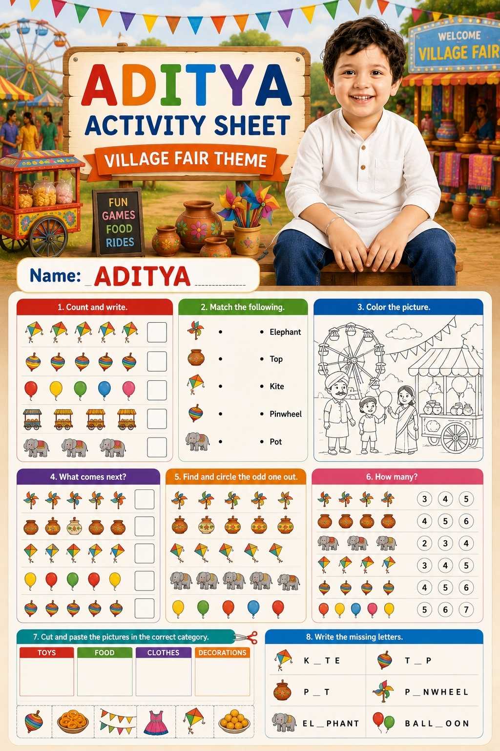 Activity Sheet 166